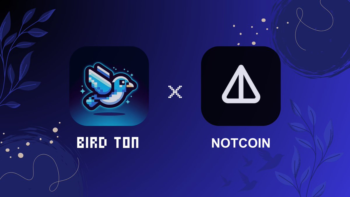 BirdTonGame's tweet photo. ☁️        ☁️ 🦜               
   ☁️ 
Hey Birdies! 

We are pleased to announce our partnership with @notcoin 

Let's fly together!!
☁️🐦☁️
                            ☁️ https://t.co/u2adt13dY4