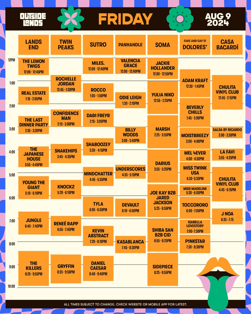 schedule