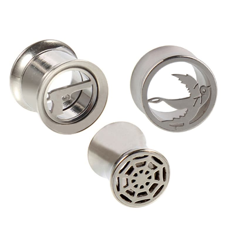 TrulyCharmingGB's tweet image. Ear Stretchers-Double Flared Eyelet Stainless Steel Ear Tunnel Center Design-Gun,Web,Pigeon.
#plugearrings #earstretcher #doubleflaredplug #eyelet #tunnelearrings #earplug #earguage #eartunnel #gunplugs #pigeonplug
#expanderbodypiercing #earstretcherplug
🛒etsy.com/uk/listing/107…