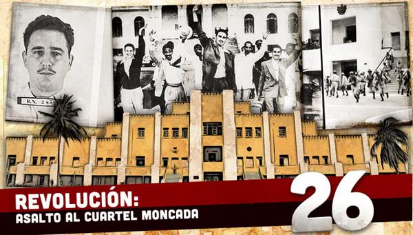 #LaHistorisPorAsalto Las acciones del 26 de julio de 1953 significaron el inicio de una nueva etapa en el proceso de liberación nacional y en la lucha revolucionaria de los cubanos por su legítima independencia. #26DeVictorias