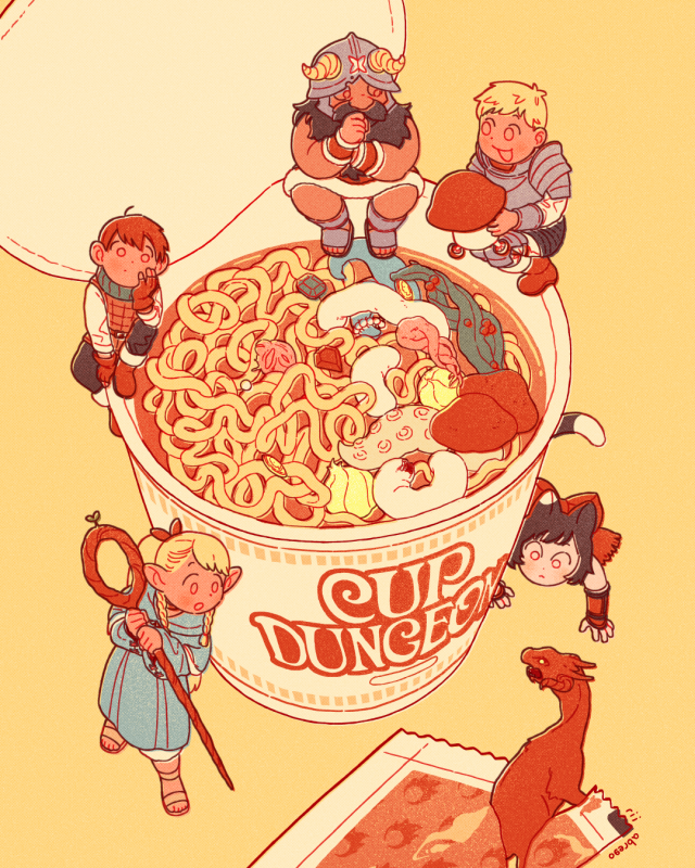 ライオストーデン ,マルシル 「My fanart from over the years - it was f」|rii abregoのイラスト