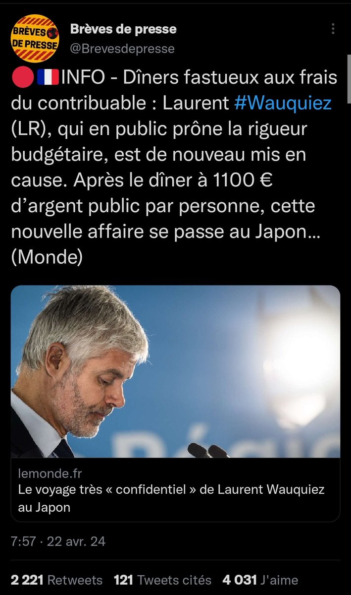 mezhia's tweet photo. @PolnewsFR A propos d'assistanat @laurentwauquiez tu le rends quand l'argent, espèce d'ordure ? https://t.co/2OtGAt8Abi