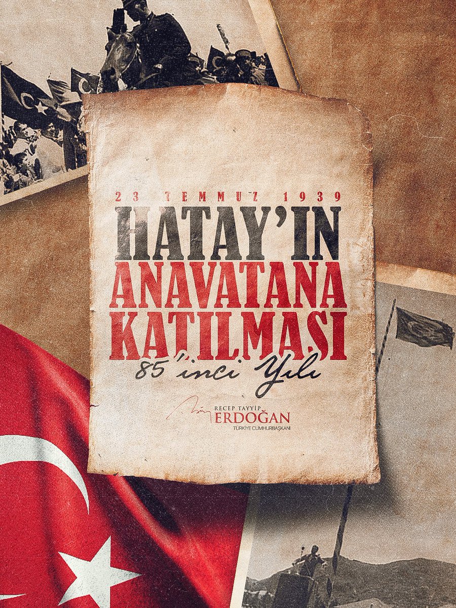 Hataylıların güçlü iradesiyle alınan ve aziz milletimizin birlik ve beraberliğini her şeyin üstünde tuttuğunun göstergesi olan Hatay'ın ana vatana katılışının yıl dönümünü tebrik ediyorum. tccb.gov.tr/basin-aciklama…