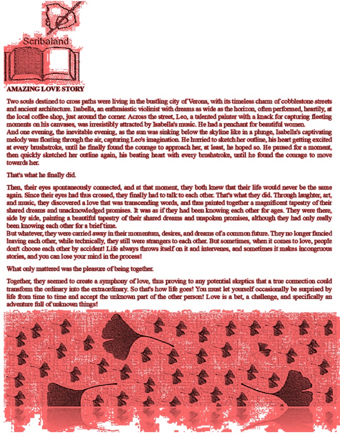 scribaland1's tweet image. #scribaland1 AMAZING LOVE STORY
Art and love!#lovestory #proses #prosepoem #read #prosepoems #prosepoetry #proverb #proverbs #publicist #publicists #publish #publisher #publishers #publishing #readerofpoetry #readersofpoetry #readingapoem #readingpoem #readingpoems #readingpoetry