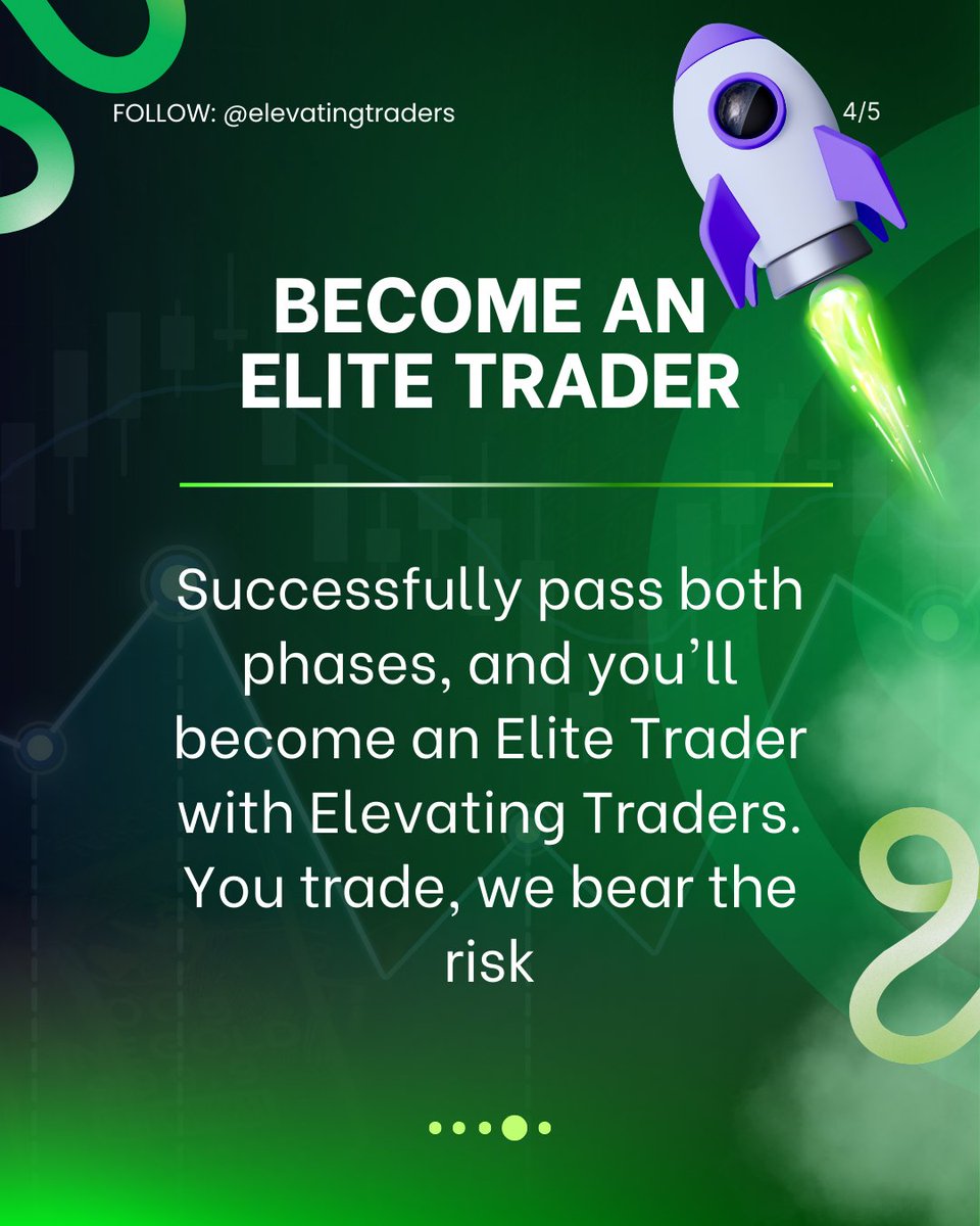 ElevatingTrader's tweet photo. Curious about our 2-step challenge evaluation process?
Start with the Apprentice Phase and aim for an 8% profit target and then progress to the Intermediate Phase with a 5% profit target. Successfully pass both phases and become an Elite Trader!
#ForexTrading #ElevatingTraders https://t.co/CbCROY5cUh