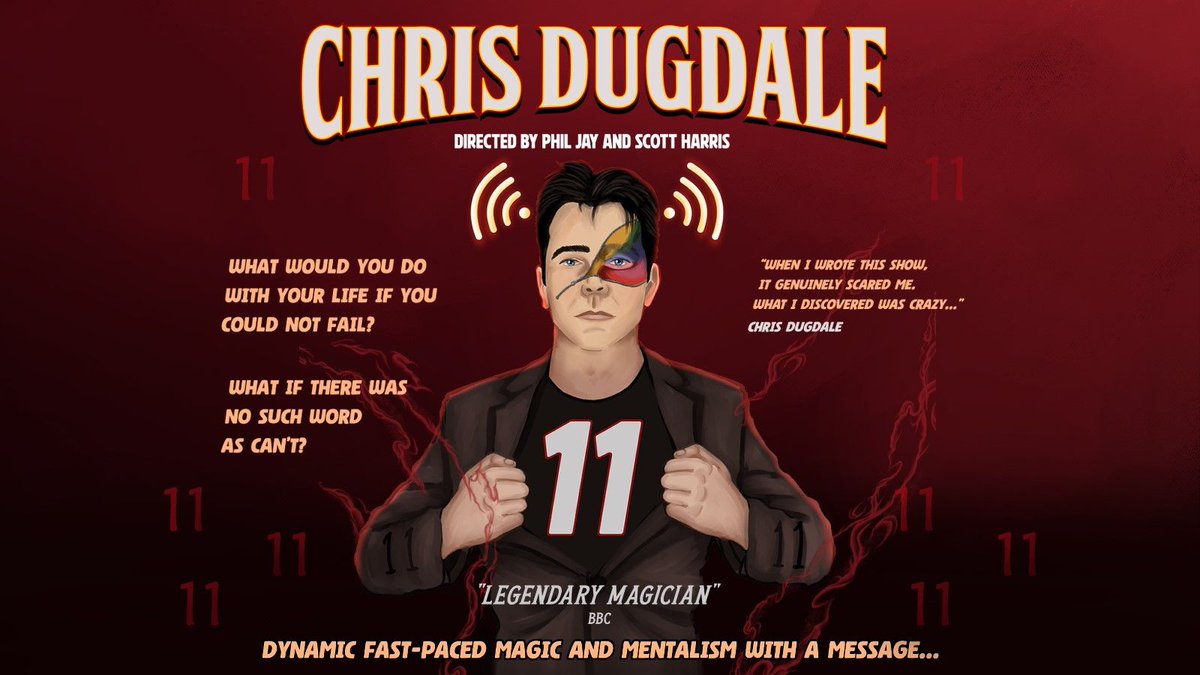 OldCourtWin's tweet image. Have you got your tickets yet for Legendary Magician Chris Dugdale: 11 - his brand new show on Sunday 28 July at 20:00?

Tickets: oldcourt.org

#magic #magictricks #magiccircle #mentalist #cardtrick #magician #magicianlife #chrisdugdale #liveevents #liveshow