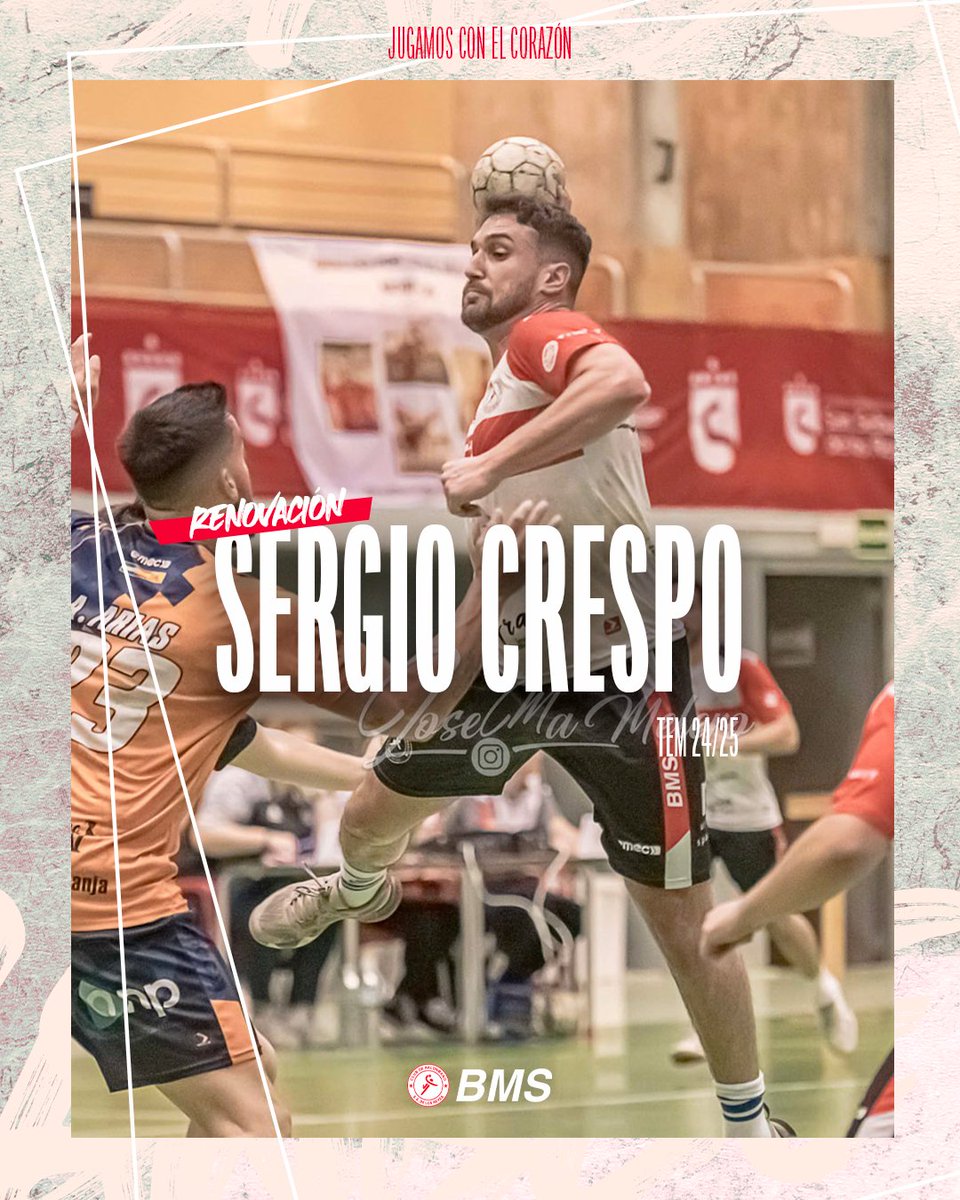 🔁 Renovación | Sergio Crespo

🤾 El primera línea del <a href="/SEGURAEHIJOS/">Segura E Hijos</a> BM Sanse firma una temporada más con el equipo de #PrimeraNac.

#BMSanse❤️