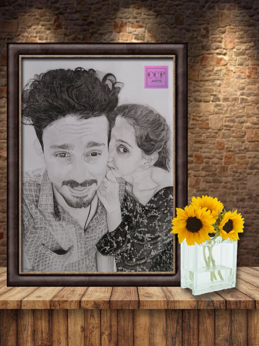 arts_ccp's tweet photo. Thanks for your valuable order  ❤️ 

A3 Size Single Portrait
With frame
Pencil drawing
Black and white

https://t.co/HhO4tnA3VT

#CCParts #gift #giftideas #portraits
#pencilart #birthdaygift #onlineartgallery #realism #framedart #surprisegift https://t.co/wtYu5qlY99