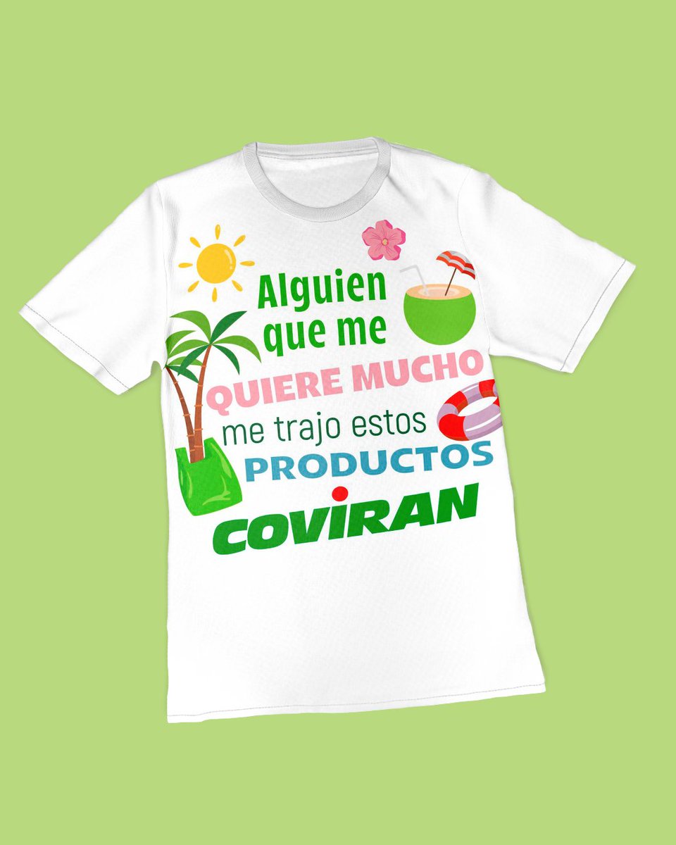 Coviran's tweet photo. 100 likes y nos pensamos sortear 20 camisetas...😉

Juramos que te la haremos llegar con el mismo cariño que tu tía recién llegada de Benidorm 💖 https://t.co/lFIWsrWYsc