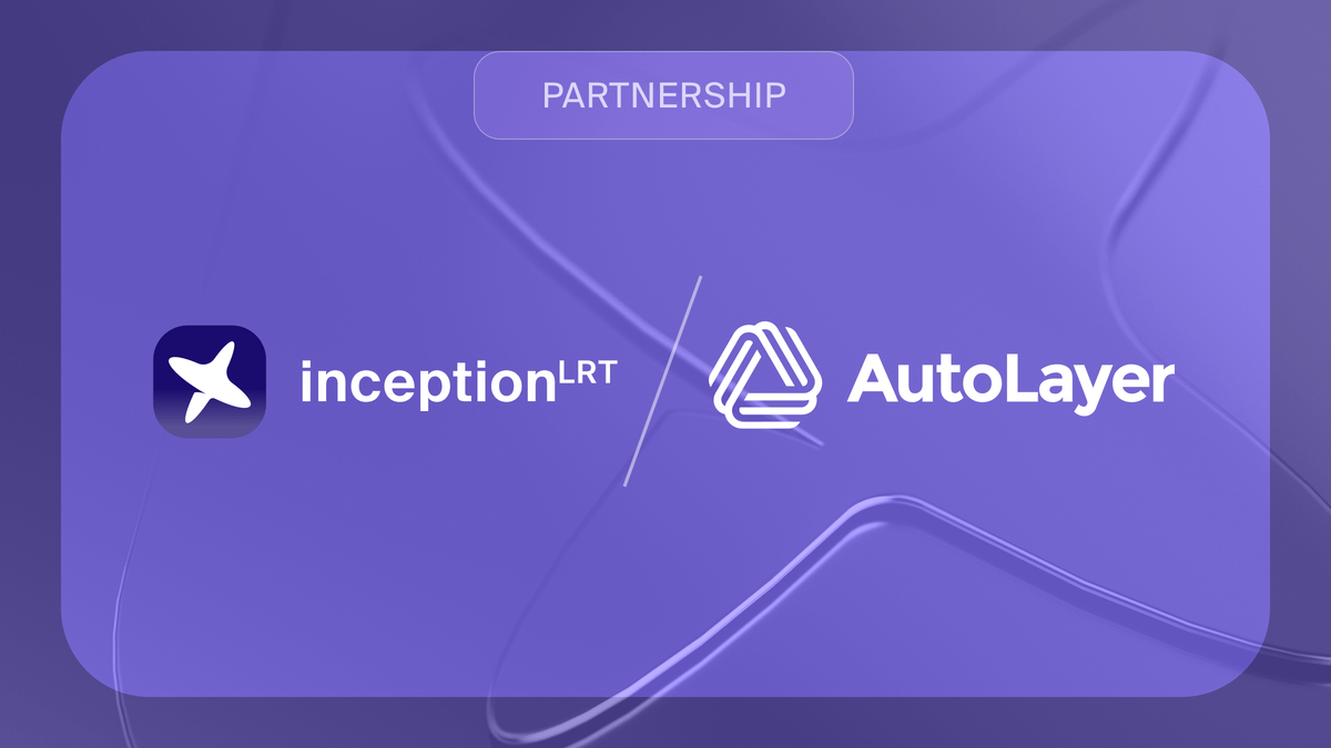 InceptionLRT's tweet photo. InceptionLRT 🤝 @AutoLayer

AutoLayer is the multi-chain hub for liquid restaking. Now you can easily access inETH and its benefits on AutoLayer.

More opportunities, more rewards, more DeF for YOU. Explore the hub 👇 https://t.co/5EIMYn531I