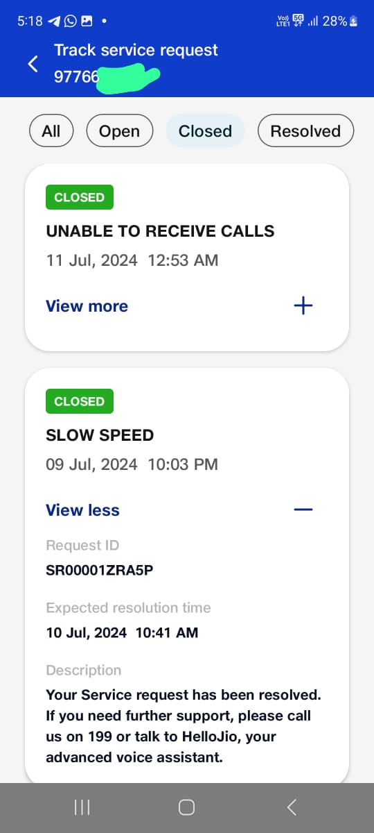 ratikanta000's tweet image. My area has been facing slow internet speed and call drops for too long. How many more days do we have to wait for a solution? Right now, Jio is behaving like a government company, ignoring customer problems. #JioNetworkIssues #CustomerFrustration