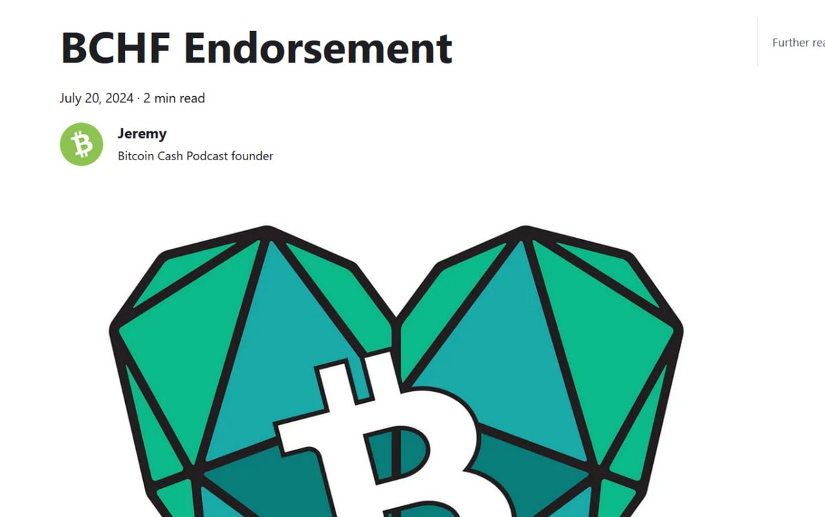 Bitcoin Cash Foundation tweet media