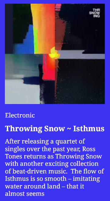 Houndstooth (@houndstoothlbl) on Twitter photo We are now shipping <a href="/ThrowingSnow/">Throwing Snow</a>'s new album, 'Isthmus' ahead of the release this Friday 🔥
Album review up from the folks at <a href="/acloserlisten/">a closer listen</a> 👋
acloserlisten.com/2024/07/23/thr… We are now shipping <a href="/ThrowingSnow/">Throwing Snow</a>'s new album, 'Isthmus' ahead of the release this Friday 🔥
Album review up from the folks at <a href="/acloserlisten/">a closer listen</a> 👋
acloserlisten.com/2024/07/23/thr…