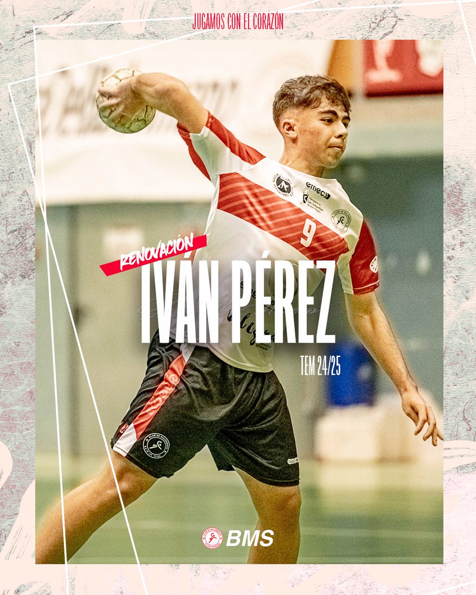 🔁 Renovación | Iván Pérez

🤾 El extremo izquierdo del <a href="/SEGURAEHIJOS/">Segura E Hijos</a> BM Sanse firma una temporada más con el equipo de #PrimeraNac.

#BMSanse❤️