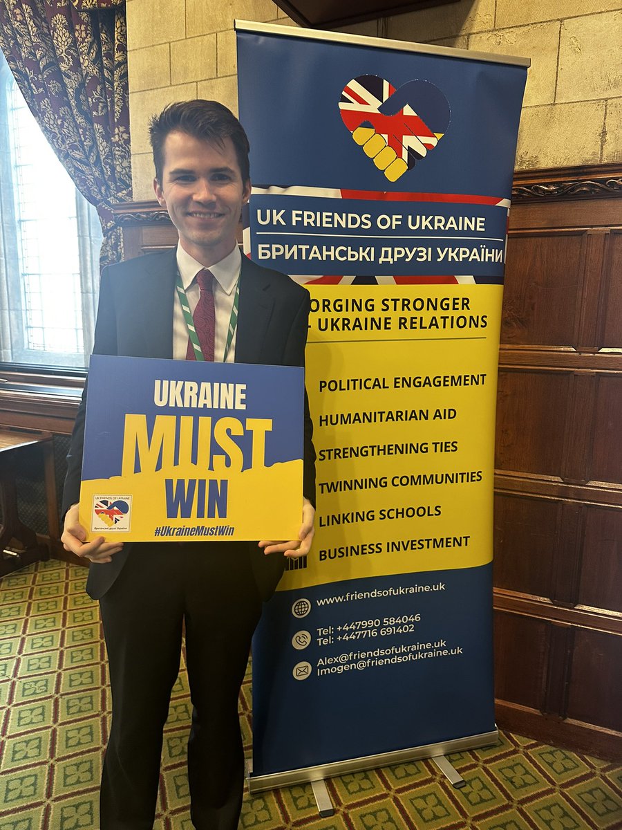 GordonMcKeeMP's tweet photo. Pleasure to drop by @UKFriendUkraine today. Victory for Ukraine is vital for democracy and for our own security. 

I’ll do everything I can as an MP to help support them. https://t.co/XH4LGWcTMP