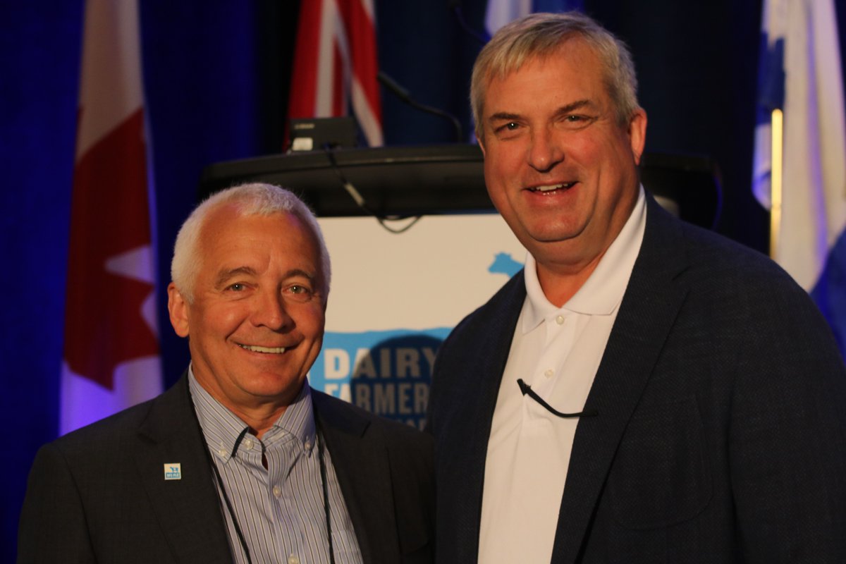 “The consistency of availability of Canadian milk product is an essential component not only of our economic security, but our social security and our political security.” 

Thank you to the Honourable Gerry Byrne for welcoming our delegates to #DFCAGM2024.