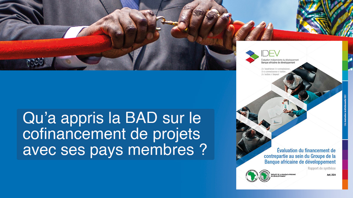 Un rapport @evaluation_afdb #IDEV du financement de contrepartie montre que pour atteindre les objectifs de dév, on doit à jour des #politiques qui reflètent les changements organisationnels au sein de <a href="/AfDB_Group/">African Development Bank Group</a> bit.ly/3VZk3Rg