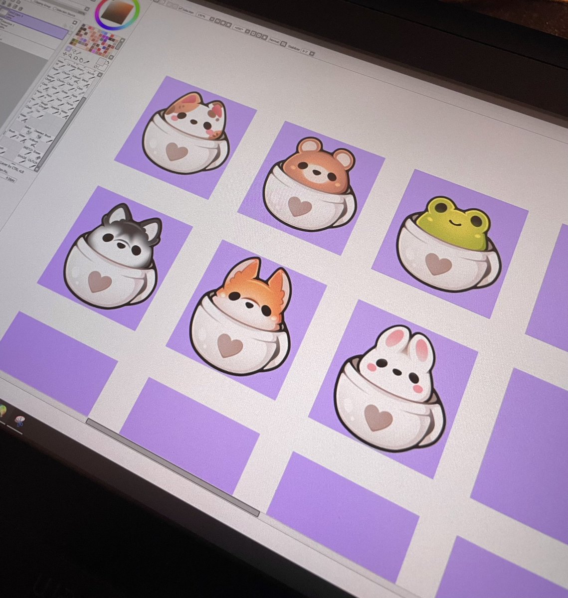 New badges launching in my etsy soon  🤫

// work in progress
if you have any other animal ideas lmk 👀