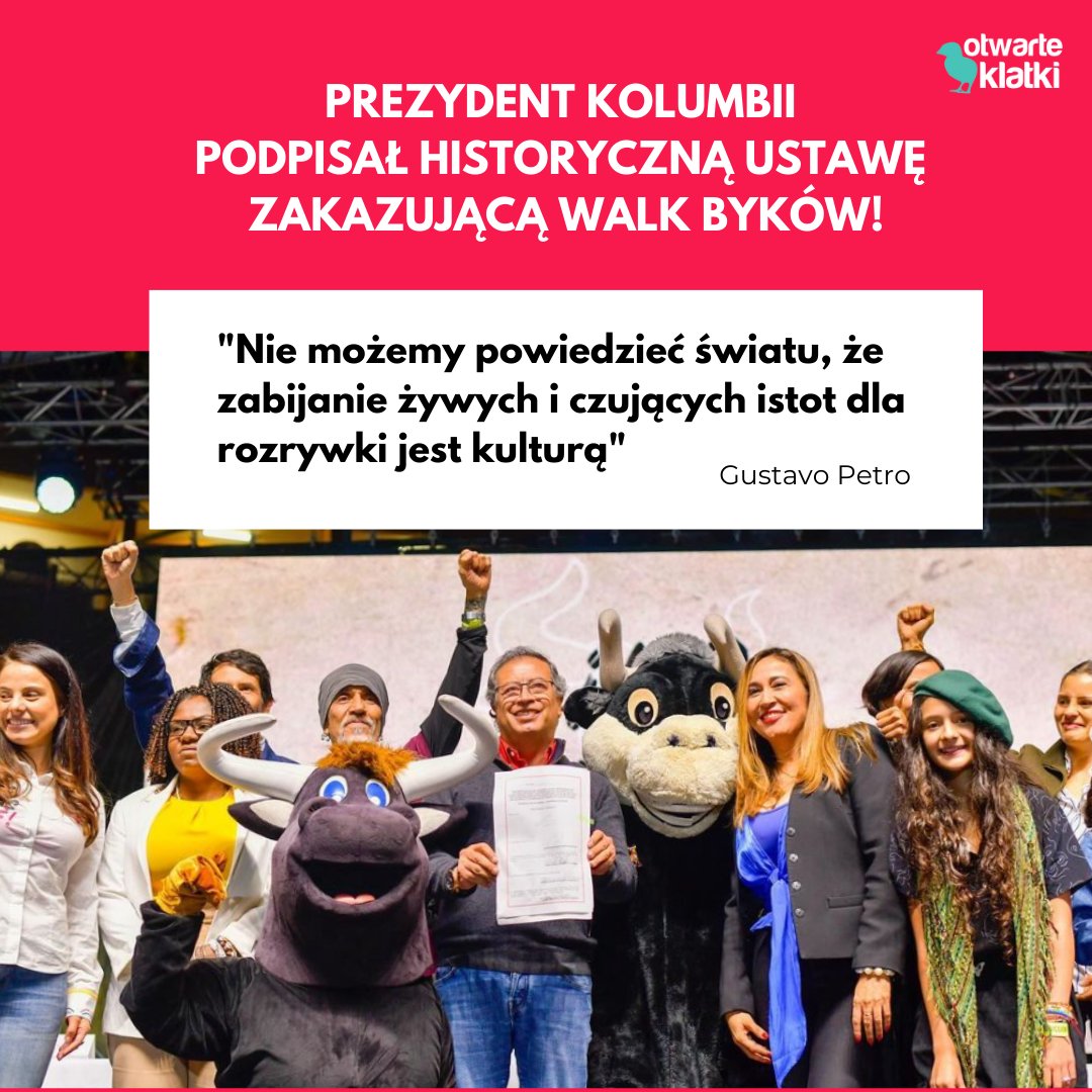 Wielkie brawa dla Kolumbii i prezydenta Gustavo Petro!✍️👏