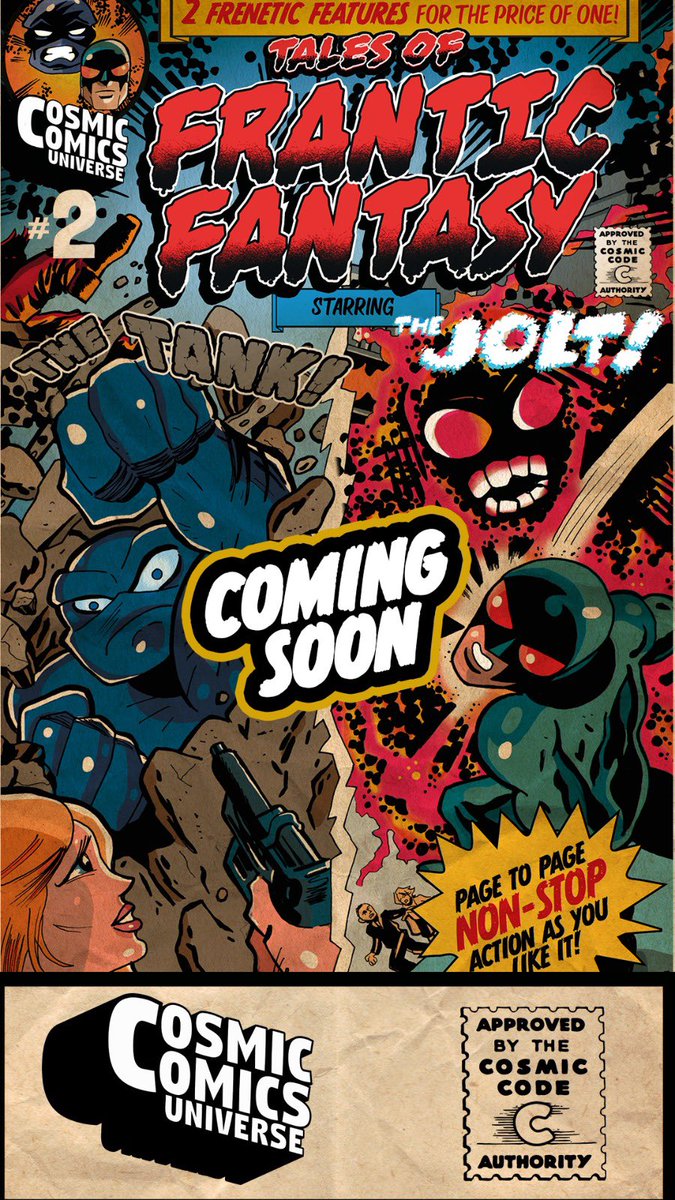 CosmicComicsUni's tweet photo. @Tonpa2 A few comics I’m making…

…not for those of a nervous disposition!

https://t.co/SSm4lxpexn

#lovecomics #indiecomics #smallpresscomics https://t.co/jQpe4UGGCd