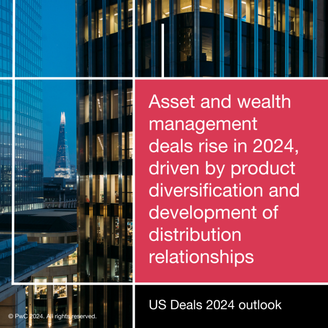 Business model #reinvention remains a top focus for #AWM companies, as shown in PwC's US #Deals 2024 midyear outlook. Take a closer look at the themes driving AWM deal interest and activity: pwc.to/3oCDHlR