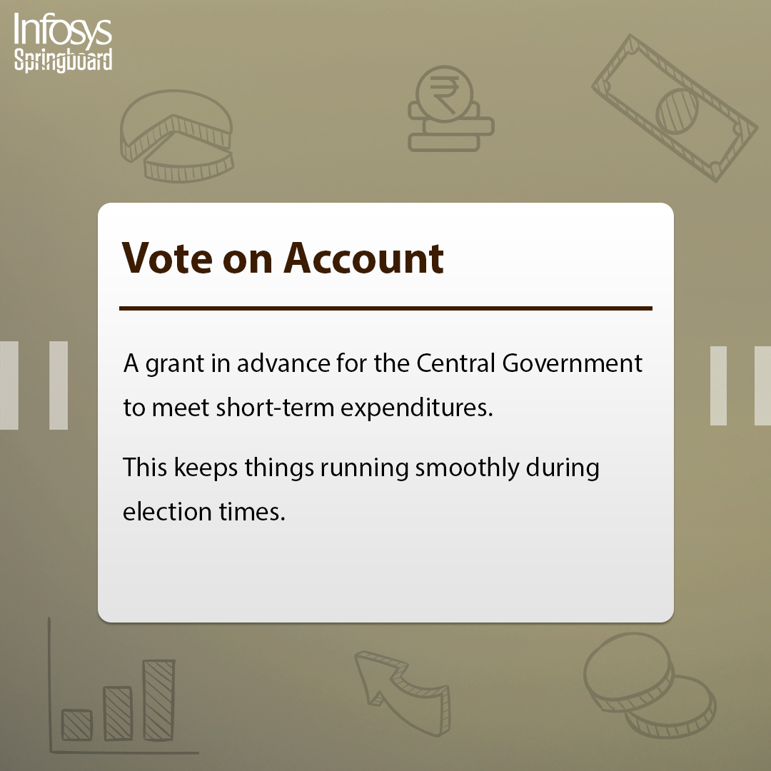 InfySpringboard's tweet image. Union budget 2024 got you confused? You can expand your financial vocabulary with Infosys Springboard&apos;s Union Budget 2024 terms guide. 

For more updates, follow @infosysspringboard!

#InfosysSpringboard #UnionBudget #FinancialGlossary