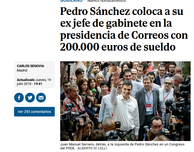 pabloharour's tweet photo. Seis años después de que Sánchez enchufase a un amigo suyo al frente de Correos, el Gobierno tiene que rescatarla con 4.000 millones

Socialismo en estado puro https://t.co/C8E1uVIWON