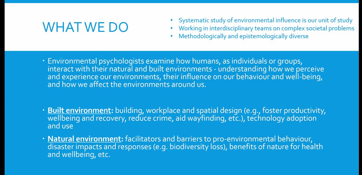 BPS Environmental Psychology Section (@bpsenvpsych) on Twitter photo We are grateful to be able to introduce the new Environmental Psychology Section to the <a href="/BPSOfficial/">British Psychological Society</a> Branch Chairs, and discuss opportunities for partnership working We are grateful to be able to introduce the new Environmental Psychology Section to the <a href="/BPSOfficial/">British Psychological Society</a> Branch Chairs, and discuss opportunities for partnership working