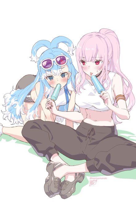 Summer…🫠🧊
#callillust #AeruSeni 