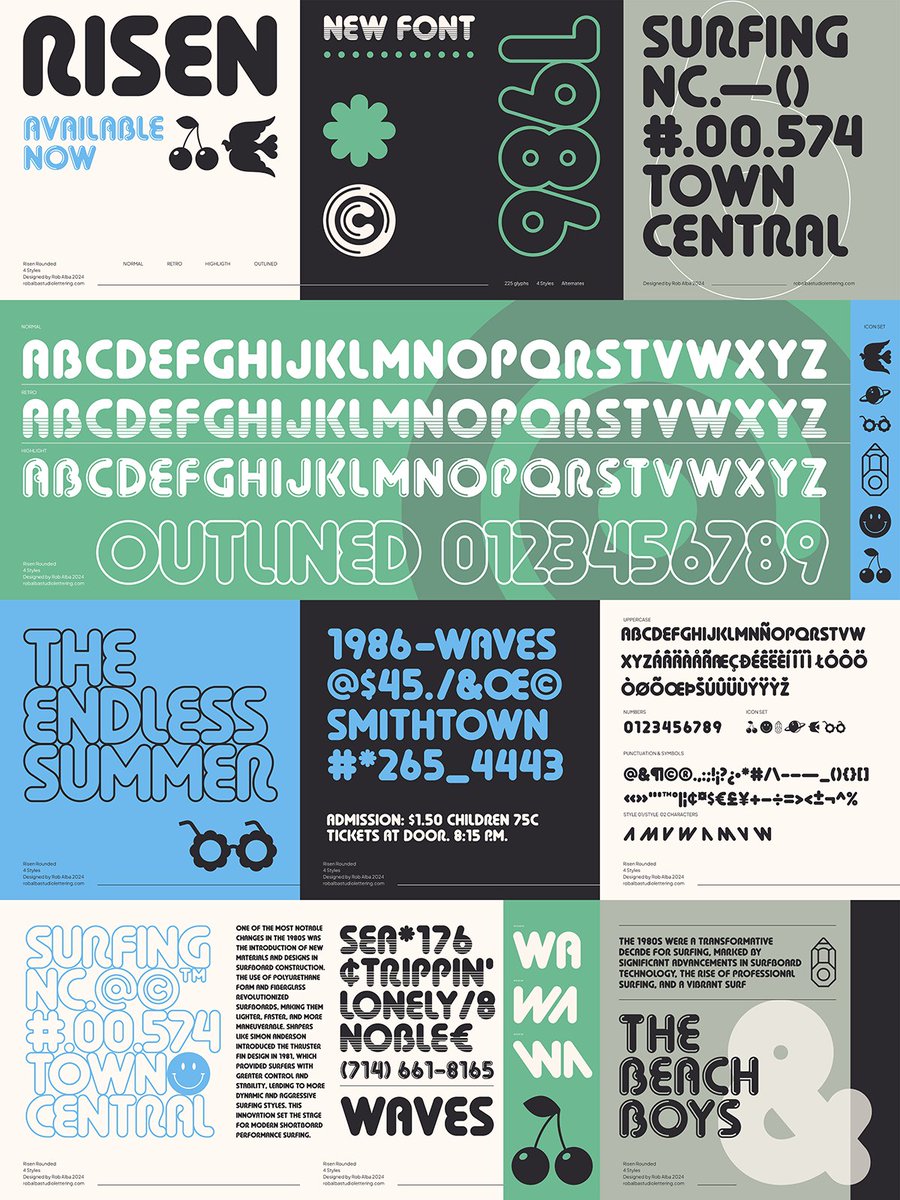 RA_Lettering's tweet image. My new font is now live! Creating this font was a personal challenge, I set a goal to complete it in three days, but it ended up taking almost a week. Not bad, considering the number of unfinished fonts sitting on my desktop. rastudiolettering.gumroad.com/l/risen