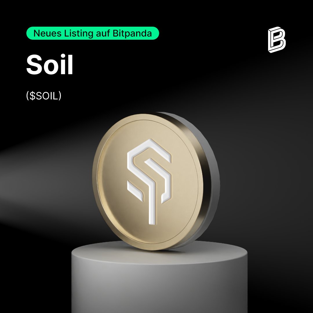 Bitpanda's tweet photo. Ab sofort ist $SOIL auf Bitpanda erhรคltlich!
Erfahre mehr auf unserer Website: https://t.co/jIwHwibzzs
@soil_farm ist ein vollstรคndig reguliertes DeFi-Protokoll, das sichere Renditen auf Stablecoins bietet, die durch Real World Assets gesichert sind.
Du bist ein $BEST VIP und hast #SOIL wรคhrend des Countdowns abonniert? Dann findest du deine Giveaway-Token bald in deiner Wallet.
Wenn nicht, dann werde noch heute #BEST VIP, damit du unserem nรคchsten Bitpanda Listing folgen kannst.