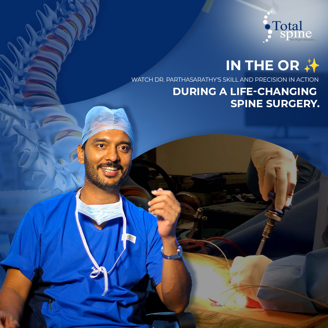 TotalSpine_in's tweet photo. 🔍 Behind the Scenes: Dr. Parthasarathy Srinivasan’s Day at Rela Hospital! 🏥👨‍⚕️ 

#SpineSurgery #ChennaiHealth #TotalSpine #RelaHospital #HealthcareExcellence https://t.co/eXzPyUtDph