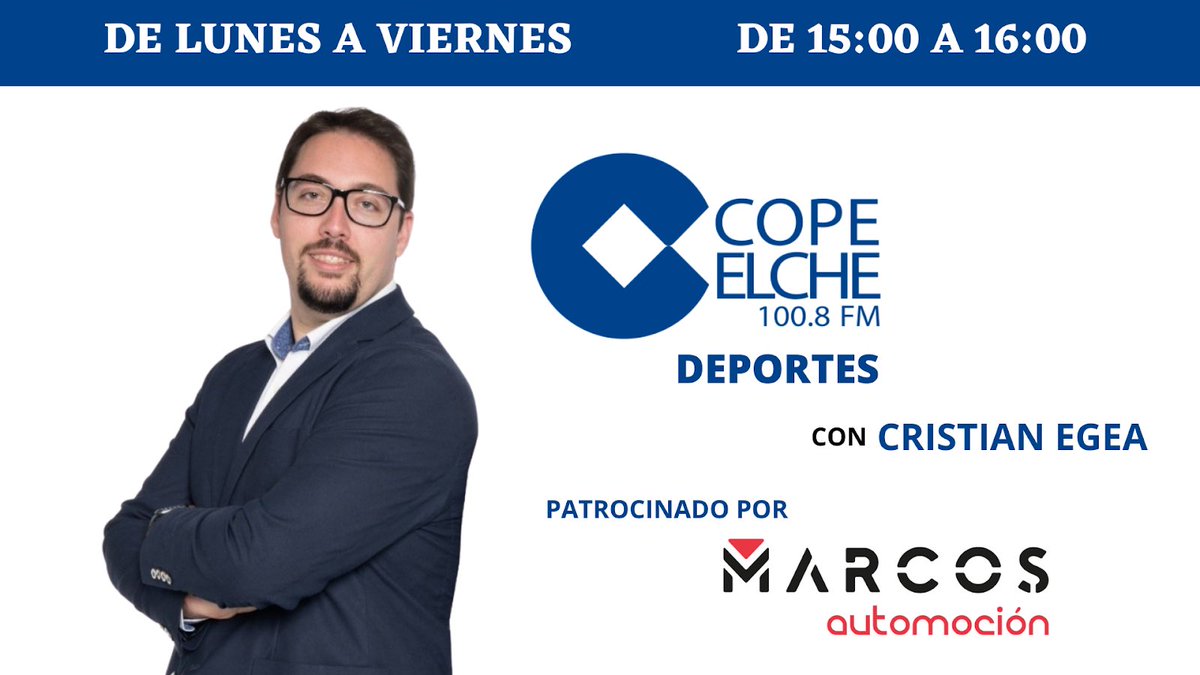 DeportesCOPEelx's tweet photo. 💥 #TertuliaElcheCF: El Elche acelera por Dani Gómez.
👔 @isma_ruizcata
📌 Alejandro Ruiz (@RuizAlejandroo)
📌 David Montoya (@deifmont)
📺 https://t.co/6KItEVCUOn
📻 Dial 100.8 FM
#ElcheCF https://t.co/Q53X9kzSYM