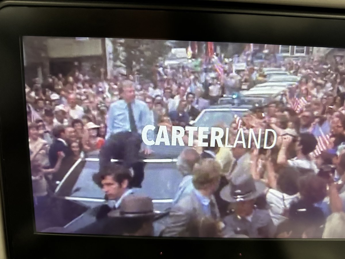 staylor111's tweet image. I&apos;ve had some stressful travel lately. But I&apos;m on a plane watching #Carterland, reminding me that I was terrified of flying, until I decided I wanted to do the #CarterWorkProject in India (flying would be required). Changed my life. #JimmyCarter #Grateful #LoveThatMan