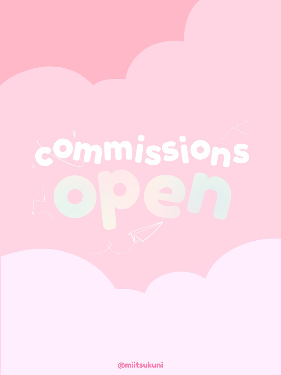 miitsukuni's tweet photo. 🍥 last call — july comms !

↳ will be open depending on workload, likely 3 - 5 will be accepted

feel free to dm if you’re interested 💌

🔖: #commissionsopen #commsopen #artph https://t.co/JaJhkACm9b
