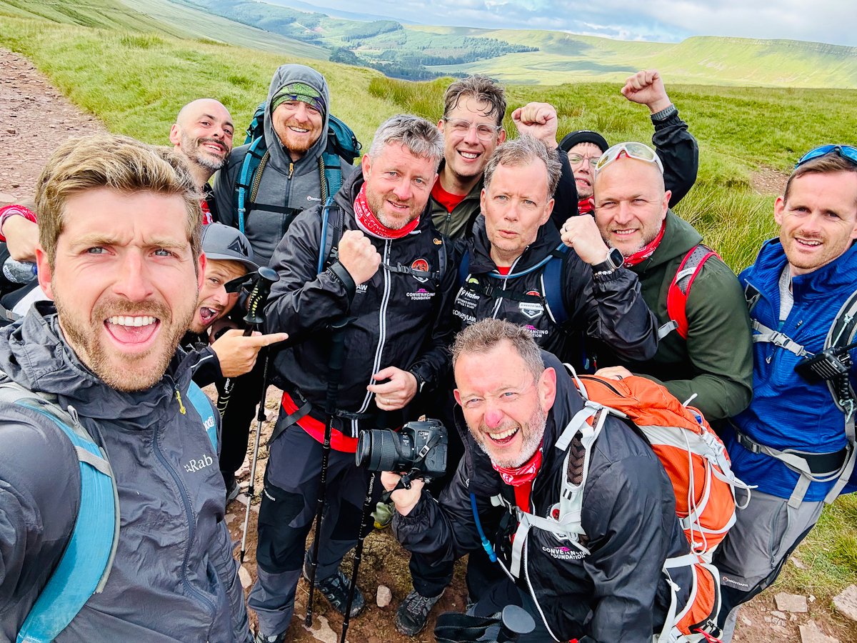 The feeling when it's 8:50am, you've walked 6 miles into Bannau Brycheiniog, it's day 4 of the 4 day #BikeBoatBoot north to south wales challenge for Ty Hafan, and you've still got 50 miles of cycling and hiking to go!
#lovinglife #hiking #Mountainbike