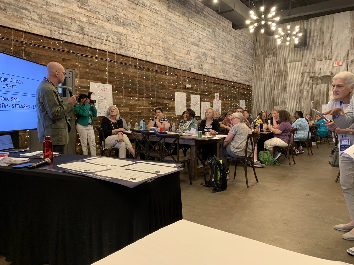 Looking to build a boat, anyone?⛵️😁

Educators like <a href="/mrscottbot/">Mr. Scott 🤖</a> @nostalgik are in Alexandria, VA, this week for National Summer Teachers Institute @ the US Patent &amp; Trademark Office @USPTO learning how to help students make real change through invention!💡 

#USPTOStem #InventEd