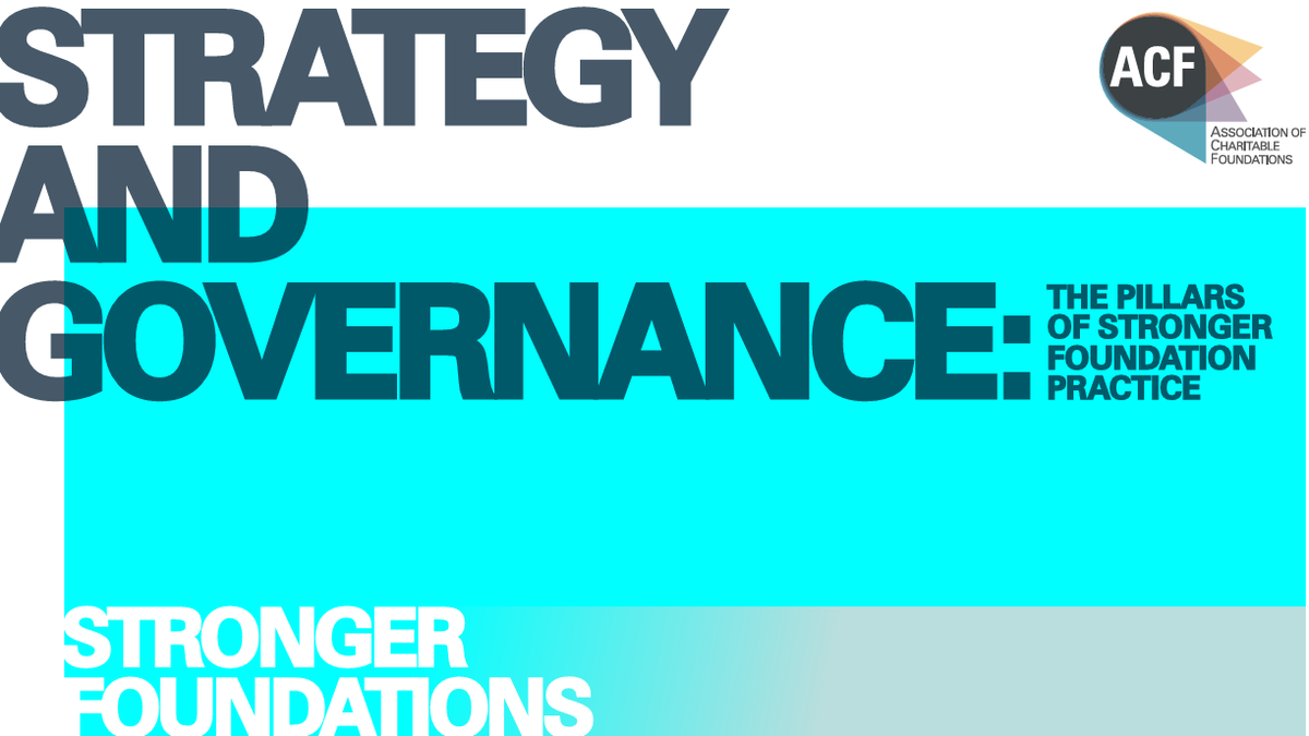 ACF (@acfoundations) on Twitter photo New resources now available to members on our website!
Read our new #StrongerFoundations case studies showing how our members have put the pillars of Strategy and Governance into practice: acf.org.uk/acf/ACF/Researā¦
With thanks to <a href="/SmallwoodTrust/">Smallwood Trust</a> <a href="/RealLauraRoling/">Laura Roling</a> <a href="/RayneFoundation/">The Rayne Foundation</a> New resources now available to members on our website!
Read our new #StrongerFoundations case studies showing how our members have put the pillars of Strategy and Governance into practice: acf.org.uk/acf/ACF/Researā¦
With thanks to <a href="/SmallwoodTrust/">Smallwood Trust</a> <a href="/RealLauraRoling/">Laura Roling</a> <a href="/RayneFoundation/">The Rayne Foundation</a>