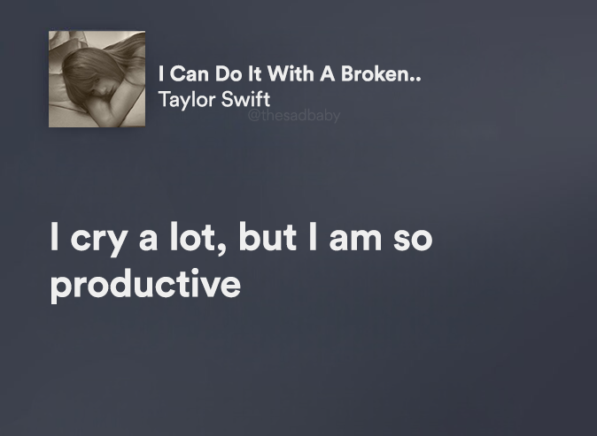 thesadbaby's tweet photo. taylor swift. https://t.co/6jBZJ1DH3A