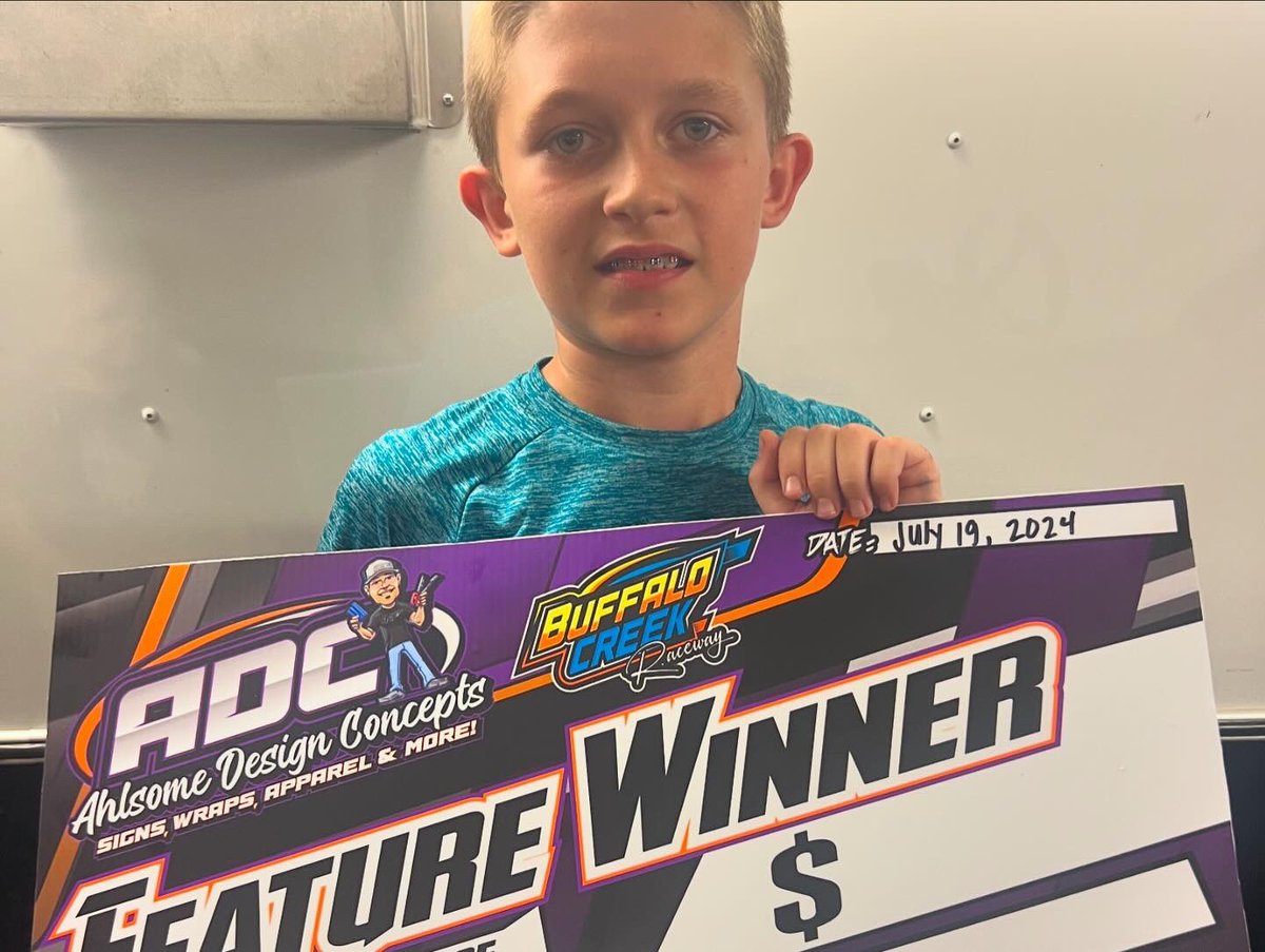caseyayers28's tweet photo. Our boy brought home a win ❤️🏁 https://t.co/20Y8uNDrhi