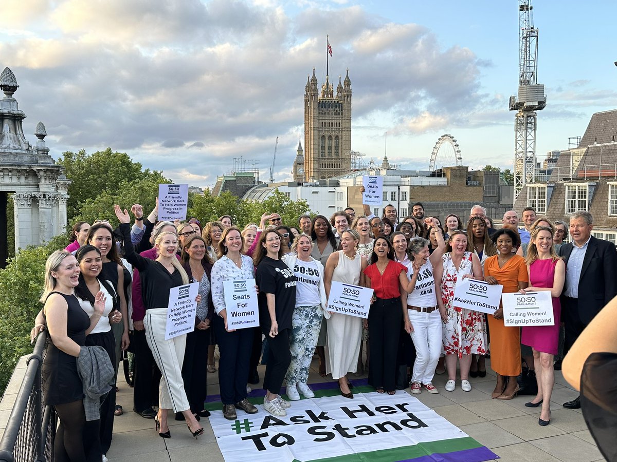 CeciliaEve4's tweet photo. Wonderful evening @ the Welcome to Westminster reception for female MPs by @5050Parliament  @ChamberUK celebrating 264 women (41%) in Parliament. 

Speakers:
·       @thatlyanne,50:50 CEO
·       @mimsdavies, @ClaireCoutinho,
·       @SarahjOlney 👌🏻

+ 📸 My article in print! 🗞️ https://t.co/xSYY9gs4SL