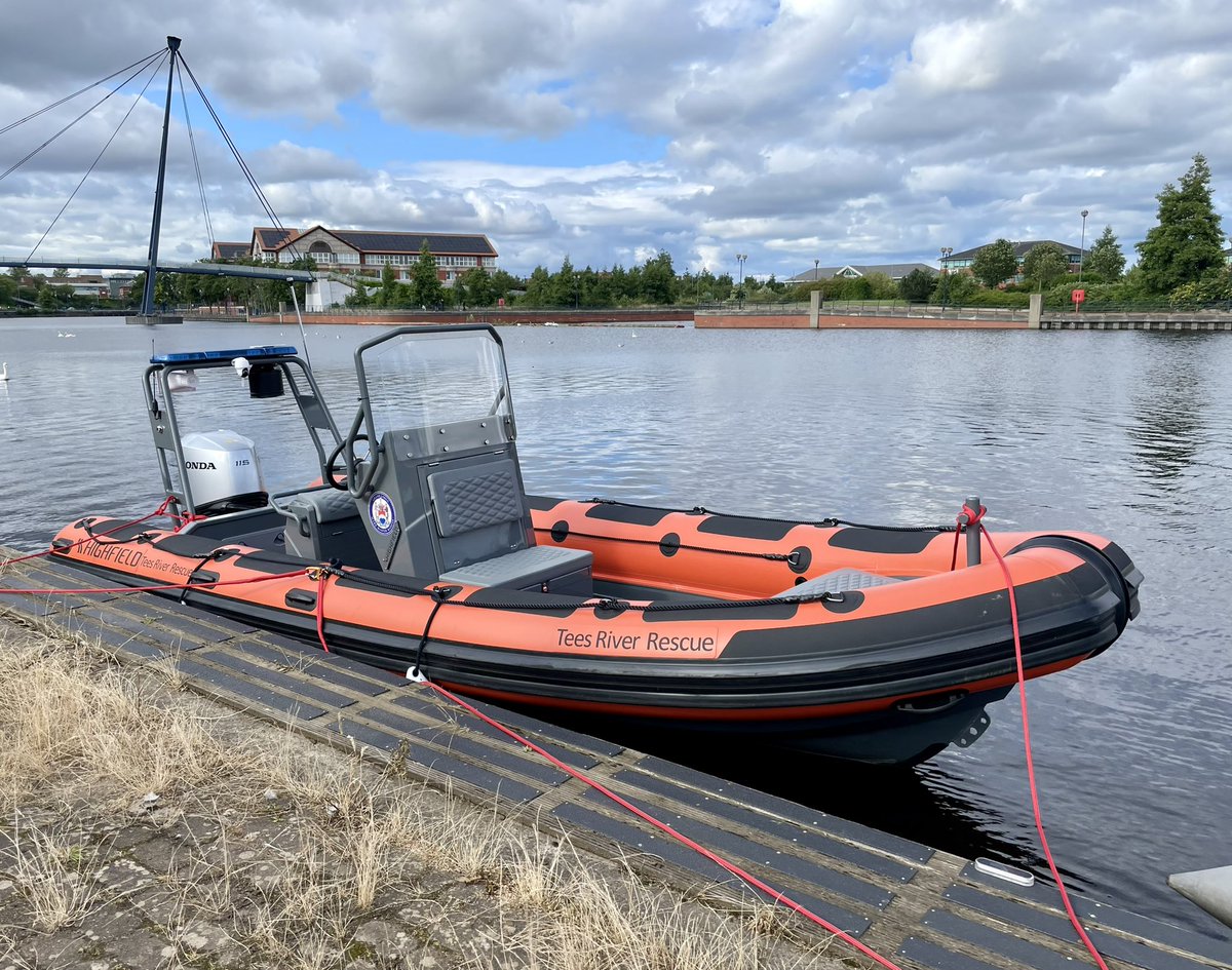 PresidentMBF's tweet photo. 1/2 A super visit to @TeesRiverRescue in Stockton-on-Tees yesterday. Delighted to present a cheque for £57,000, which paid for a new rigid inflatable boat. Thank you to our members, families and friends that have supported the MBF and made this possible.
#MBF 
@MarkMasonsHall https://t.co/GrD1GBTXm7