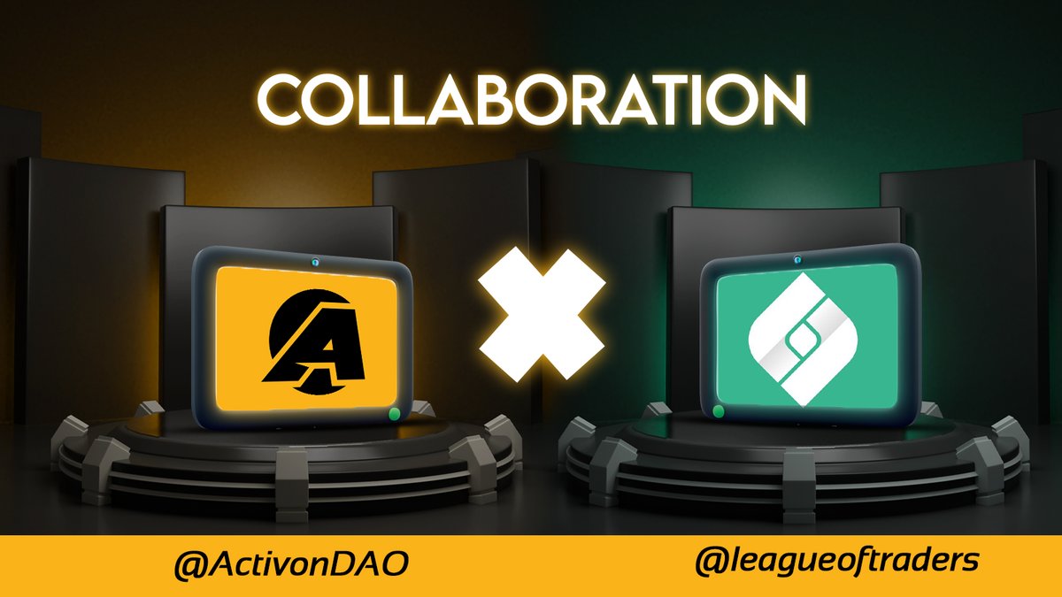 Activon (@activondao) on Twitter photo We're thrilled to announce collaboration with <a href="/leagueoftraders/">League of Traders #LOT</a>
Together as a community we'll be exploring the social trading platform and all it offers. We're thrilled to announce collaboration with <a href="/leagueoftraders/">League of Traders #LOT</a>
Together as a community we'll be exploring the social trading platform and all it offers.