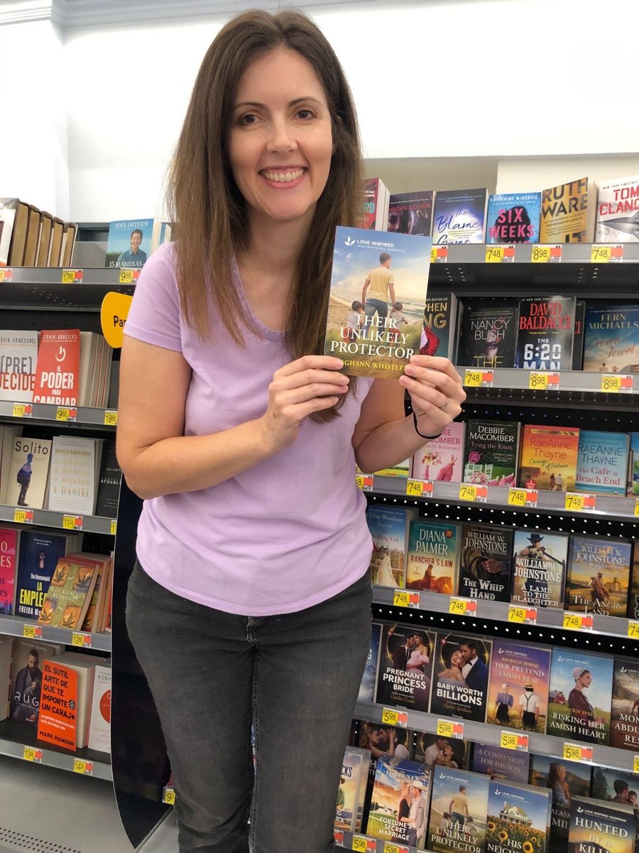 MeghannWhistler's tweet photo. Eek! It’s always so exciting to see one of my books on bookstore shelves! 🎉

Thank you @MelissaEndlich @LoveInspiredBks and @HarlequinBooks for bringing Their Unlikely Protector to life! 💕

Find it at your local Walmart or online at: https://t.co/Hir2NBaknh https://t.co/qAbvwHOfZA