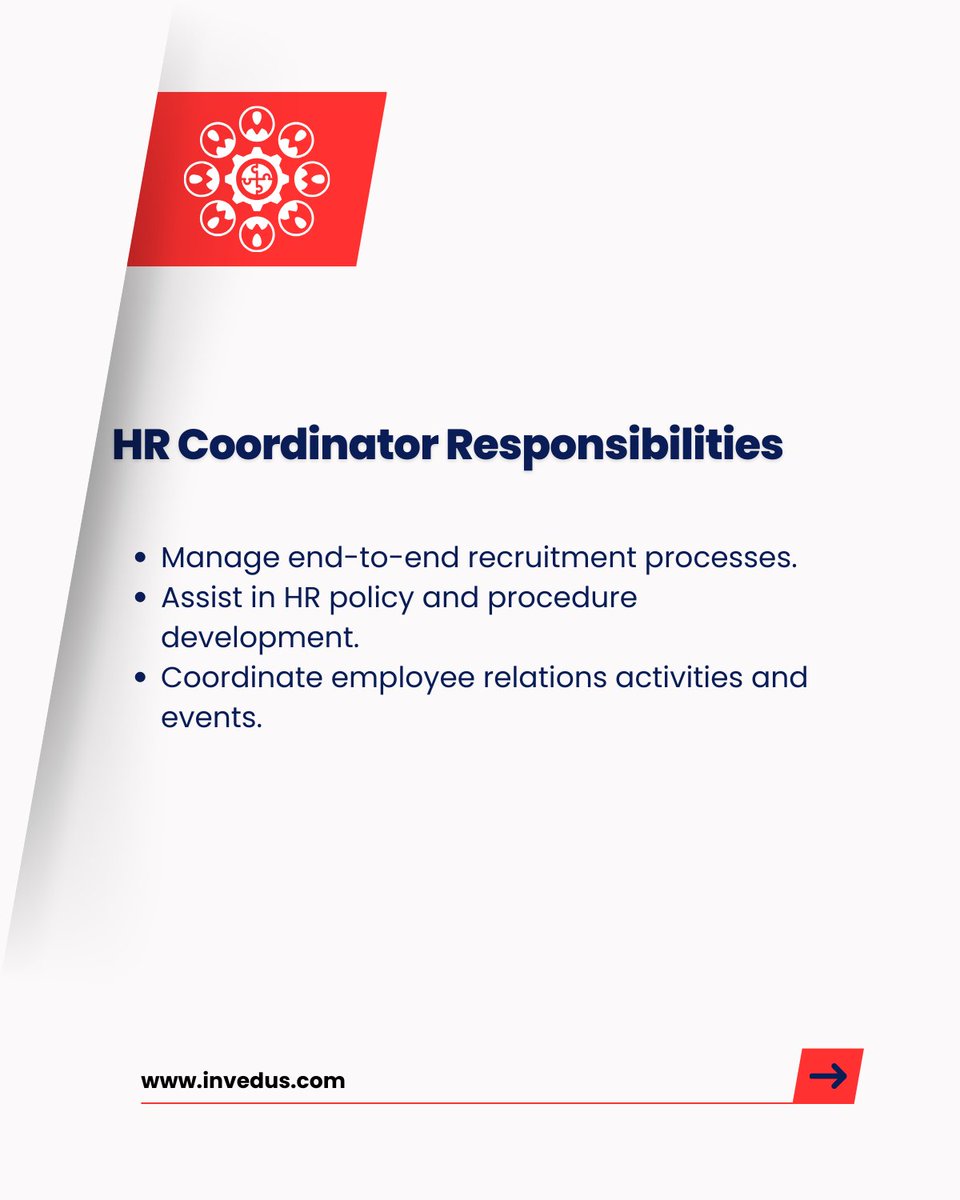 invedus's tweet photo. To grow your team, are you looking to hire a new HR Coordinator? Look no further; just select your industry type and use the job descriptions for HR Coordinators below.
Learn More:- https://t.co/HtlUtQDlAm
#invedus #HRCoordinator #remoteemployee #virtualassistant #offshore https://t.co/ZIPPc1Sn2J