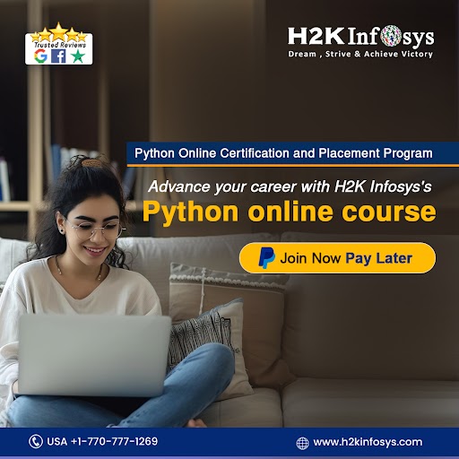 h2kinfosys's tweet image. Advance your career with H2K Infosys' Python online course! Learn from industry experts, gain practical skills, and boost your job prospects. Enroll today for flexible, high-quality training.
Enroll Here: bit.ly/3lzgajT
#PythonBasics #PythonAdvanced #pythonprogramming