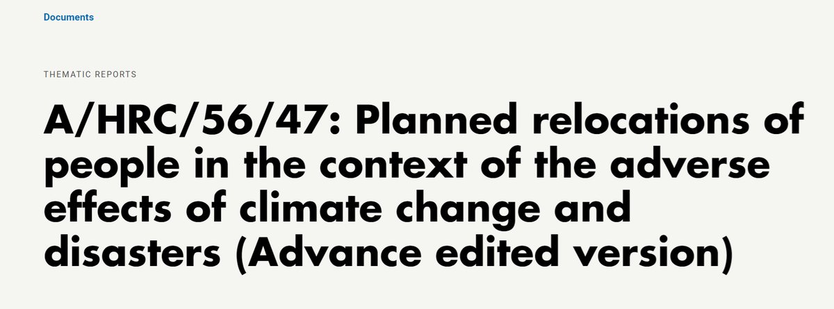 CICrA_coop's tweet photo. 🚨Informe de la Relatora Especial sobre los derechos humanos de los desplazados internos. Analiza las reubicaciones planificadas en el contexto de la crisis climática.  Desde @CICrA_coop aportamos un informe junto con las compañeras de @resama_org 🙌 

👉https://t.co/TqHwKqlBvJ https://t.co/eI6OQKhu14