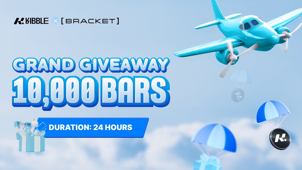 🎉 [#GIVEAWAY ALERT] 
Kibble is glad to partner with <a href="/bracket_fi/">Bracket</a> and celebrate their launch on July 31, we're giving away 10,000 [BARS] to our community

To Enter
1️⃣ Follow <a href="/KibbleExchange/">Kibble</a> &amp; <a href="/bracket_fi/">Bracket</a> 
2️⃣ Like + RT this Tweet
3️⃣ Tag your 3 friends and add [LFG] to the comments