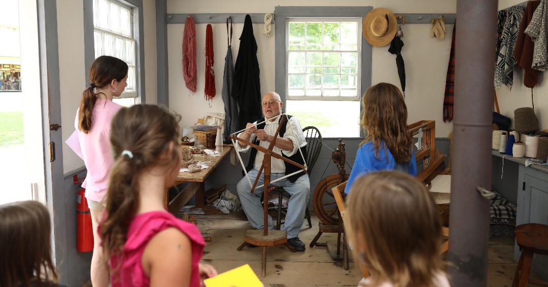 Master Weaver Garry Aney is an absolute treasure trove of textile knowledge