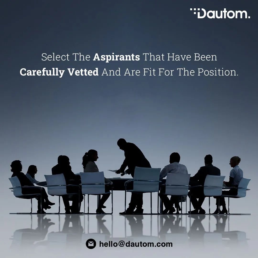 DautomTech's tweet image. Dautom is here to help you provide the best tech talent and service. We carefully select qualified talent so that we can deliver an incredible experience.
#dautom #ITservice #talentmanagement #talentacquisition #recruitmentandstaffing #IToutsourcing #ITrecruitment #dubaijobs